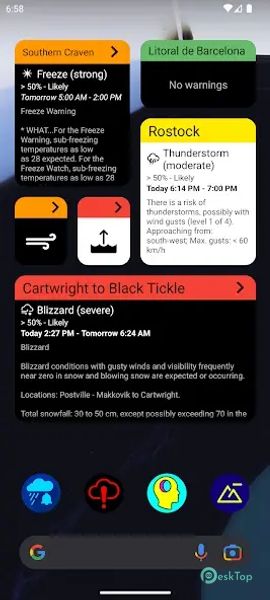 UnWX (Severe Weather Alerts) 5.3.4 build 281 APK MOD フル無料ダウンロード