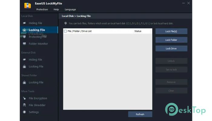 EaseUS LockMyFile  1.2.4.0 Tam Sürüm Aktif Edilmiş Ücretsiz İndir