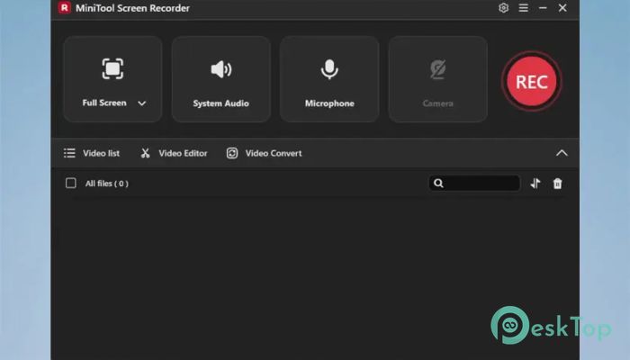 MiniTool Screen Recorder 1.3 Tam Sürüm Aktif Edilmiş Ücretsiz İndir