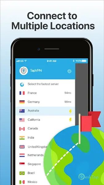 TapVPN - Fast & Secure VPN 2.0.30 APK MOD تحميل مجاني كامل