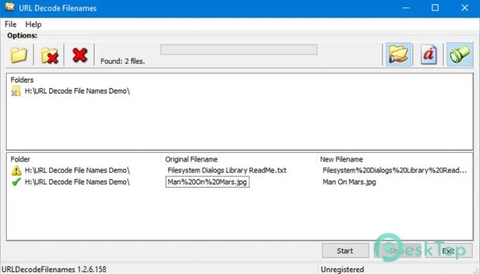 تحميل برنامج 3delite URL Decode Filenames 1.2.6.158 برابط مباشر