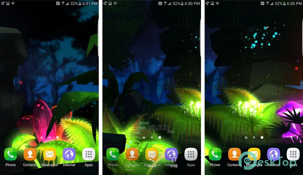 Firefly Jungle Live Wallpaper v1.0.5 APK MOD Tam Ücretsiz İndir
