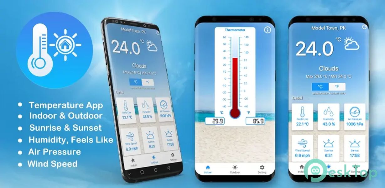 Thermometer For Room Temp 1.24.26 APK MOD Полная бесплатная загрузка