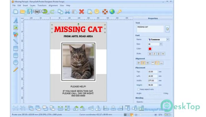 Download RonyaSoft Poster Designer  2.3.23 Free Full Activated