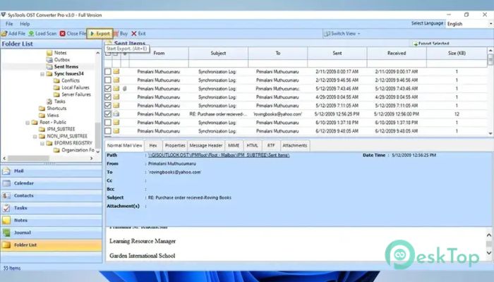 SysTools OST Converter Pro 3.0 Tam Sürüm Aktif Edilmiş Ücretsiz İndir