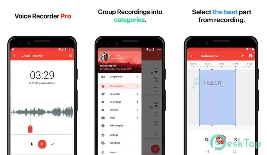 Télécharger Voice Recorder Pro0 v9.2.0 build 512 APK MOD Gratuitement et Complet