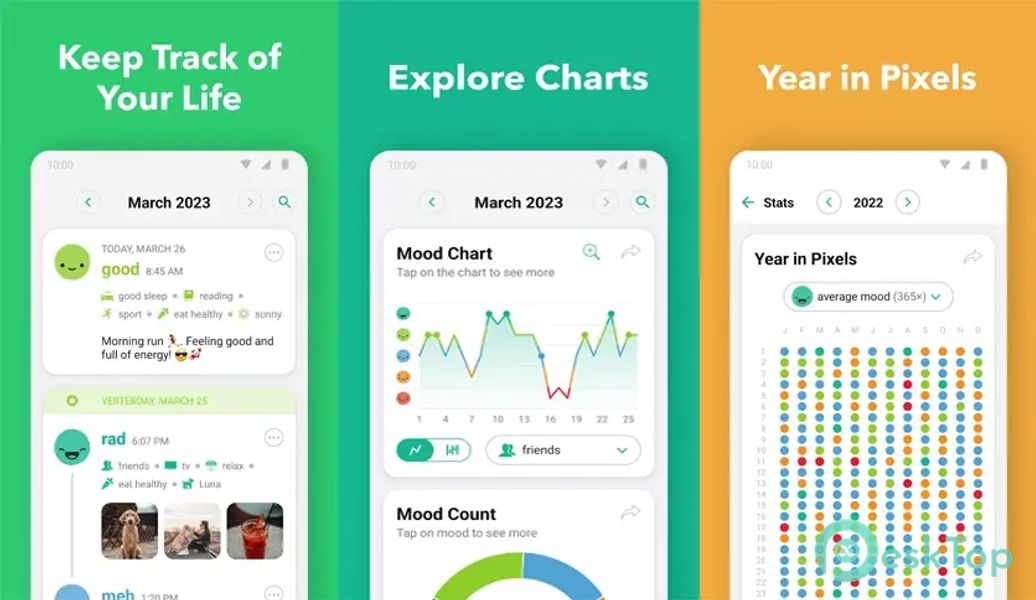 Daylio Journal - Mood Tracker 1.62.3 APK MOD Descarga gratuita completa
