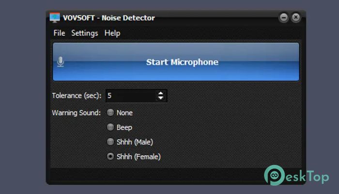 Скачать VovSoft Noise Detector 1.0 полная версия активирована бесплатно