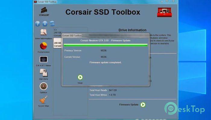  تحميل برنامج Corsair SSD Toolbox 1.2.6.9 برابط مباشر