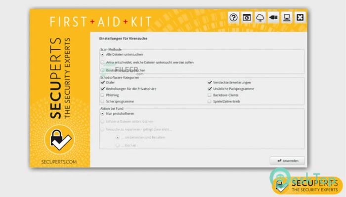  تحميل برنامج SecuPerts First Aid Kit  1.0.0 برابط مباشر