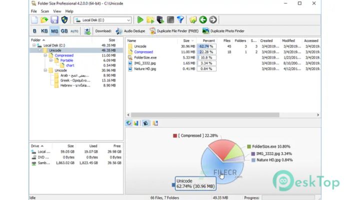 Descargar MindGems Folder Size Professional 5.4.0.1 Completo Activado Gratis