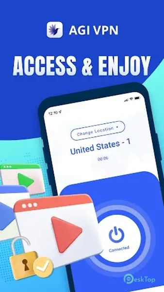 AGI VPN - Fast VPN Proxy 1.2.5 APK MOD Tam Ücretsiz İndir