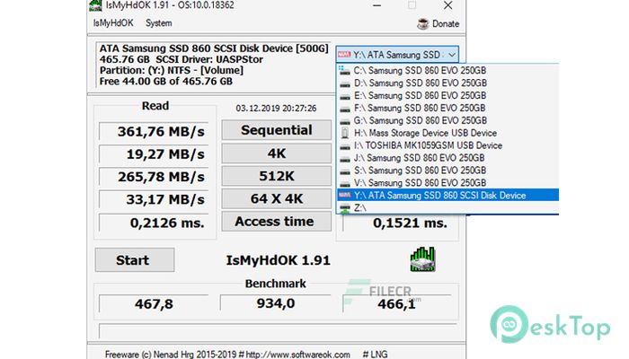  تحميل برنامج IsMyHdOK 3.93 برابط مباشر