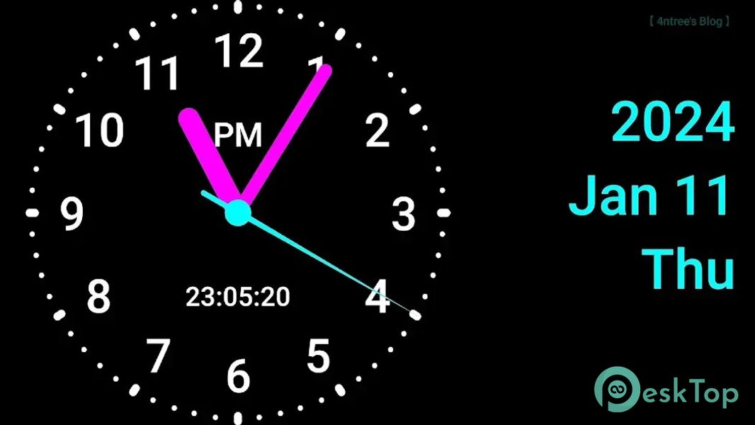 4ntree Desk Clock 5.0.8 APK MOD Unlocked (Full) Free Download