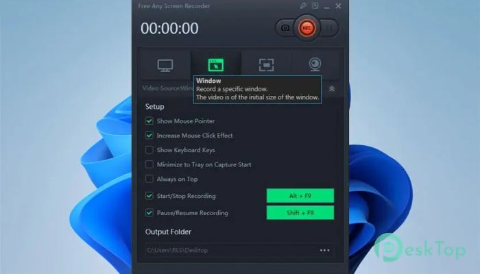 Any Screen Recorder 1.0 完全アクティベート版を無料でダウンロード