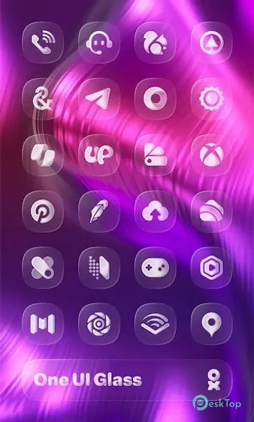 One UI Glass Icon Pack 1.0 b101 APK MOD تحميل مجاني كامل