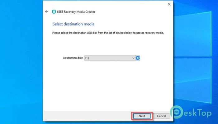 تحميل برنامج ESET Recovery Media Creator 1.0.45.14 برابط مباشر