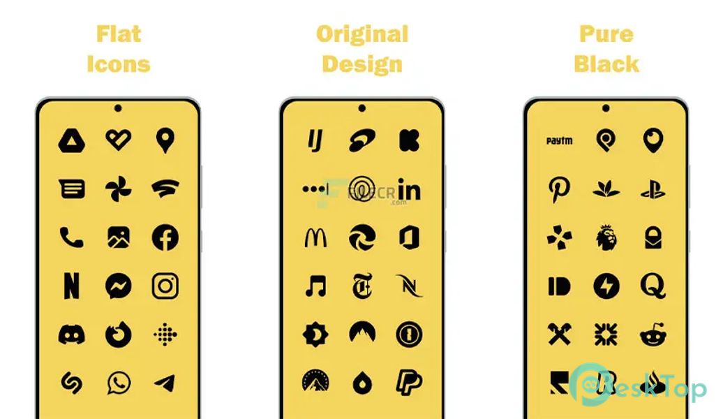 Flat Black – Icon Pack v6.3 APK MOD Descarga gratuita completa