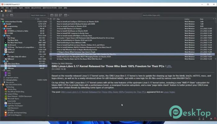 下载 RSS Guard 4.8.5 免费完整激活版