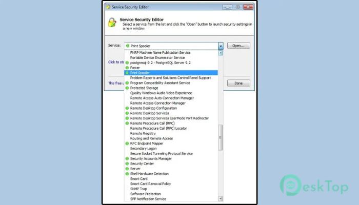 Download Service Security Editor 6.1.0.37 Free Full Activated