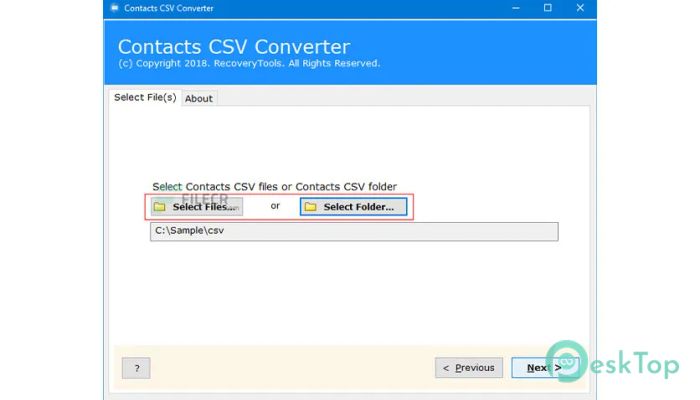  تحميل برنامج RecoveryTools Contacts CSV Converter 4.3 برابط مباشر