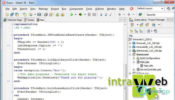 IntraWEB Ultimate 15.6.2 完全アクティベート版を無料でダウンロード