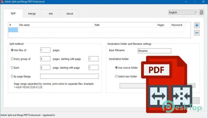 Скачать Adolix Split and Merge PDF Professional  3.0.5.2 полная версия активирована бесплатно