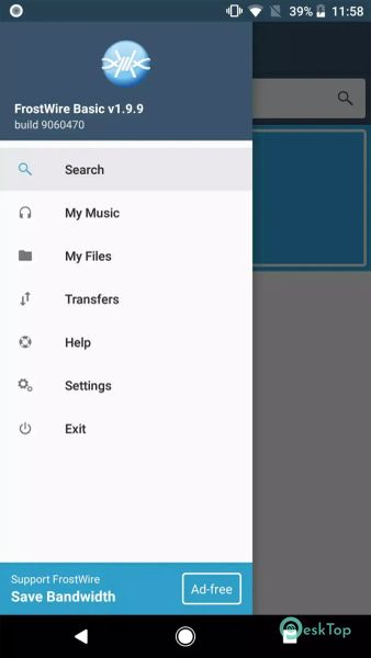 FrostWire Downloader & Player 2.7.8-b733 APK MOD Unlocked (Full) Free Download