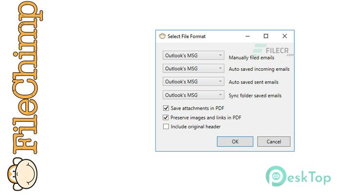 Скачать FileChimp for Microsoft Outlook 3.0.0 полная версия активирована бесплатно