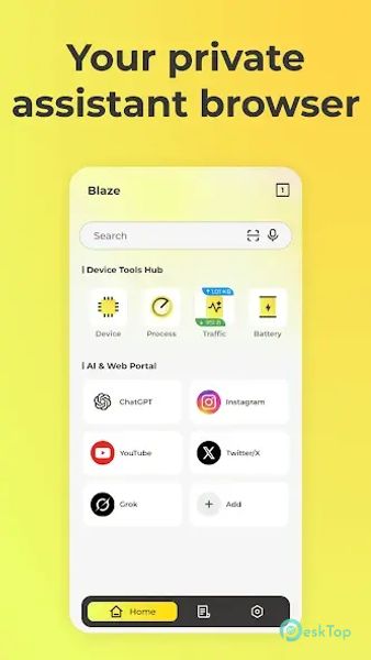 Blaze - Light, Fast AI Browser 1.0.6 APK MOD Unlocked (Full) Free Download