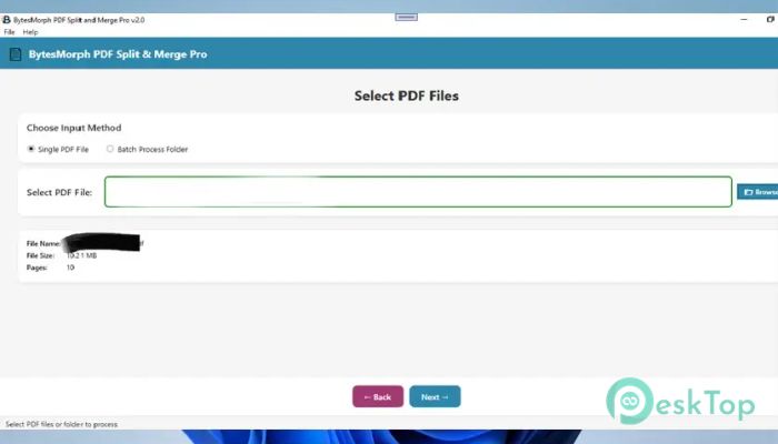 BytesMorph PDF Split And Merge Pro
