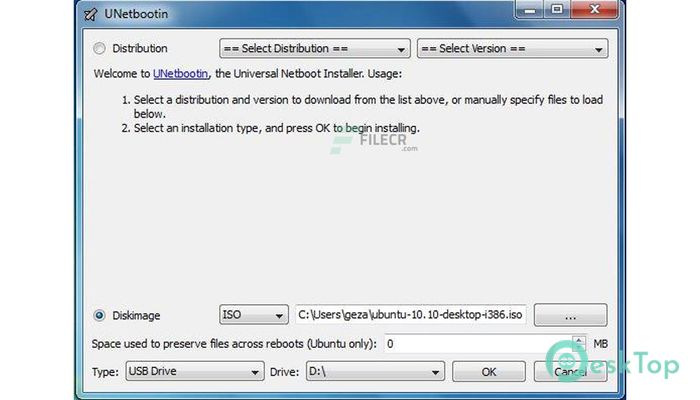 UNetbootin (Universal Netboot Installer) 7.0.2 完全アクティベート版を無料でダウンロード