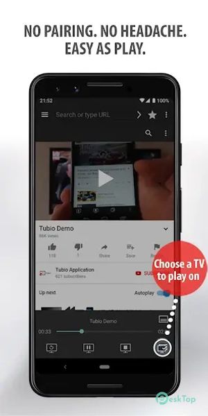 Tubio - Cast Web Videos to TV 3.51 APK MOD 完整免费下载