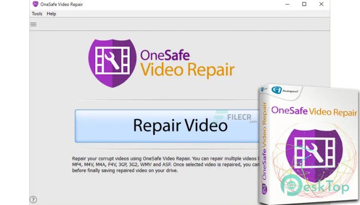 Download OneSafe Video Repair 2.0.0.0 Free Full Activated