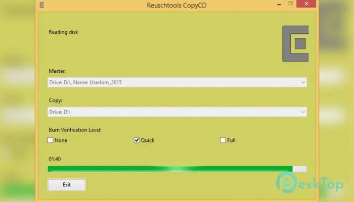 Reuschtools CopyCD 1.4 Tam Sürüm Aktif Edilmiş Ücretsiz İndir
