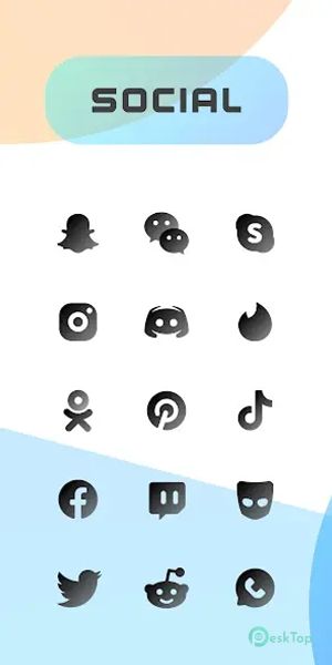 CHIC DARK Icon Pack 1.8 APK MOD Descarga gratuita completa