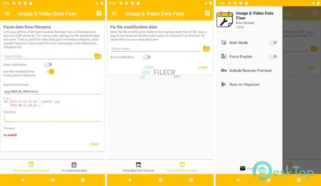 EXIF Image & Video Date Fixer 2.18.0 APK MOD Полная бесплатная загрузка
