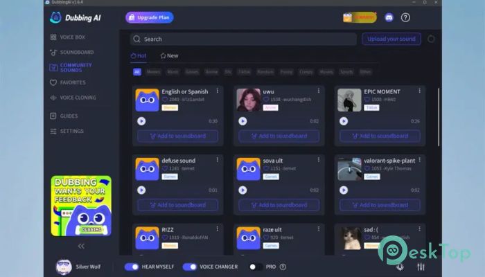 DubbingAI  1.7.9 Tam Sürüm Aktif Edilmiş Ücretsiz İndir