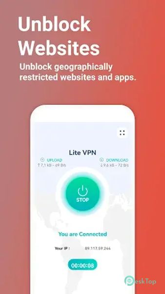 Lite VPN - Secure VPN Proxy 4.8.4 APK MOD Descarga gratuita completa