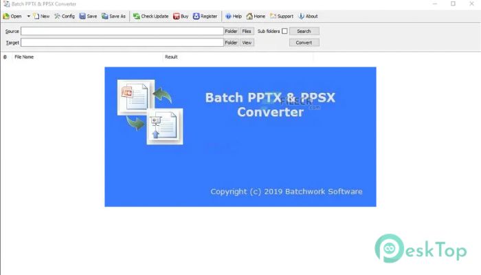 Download Batch PPTX and PPSX Converter 2022.14.731 Free Full Activated