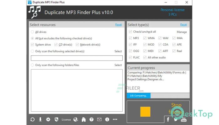 Download TriSun Duplicate MP3 Finder Plus  16.0.38 Free Full Activated