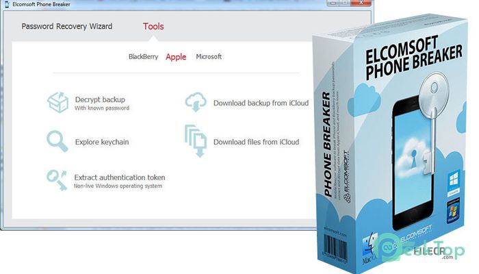Download ElcomSoft Phone Breaker Forensic Edition 10.12.38814 Free Full Activated