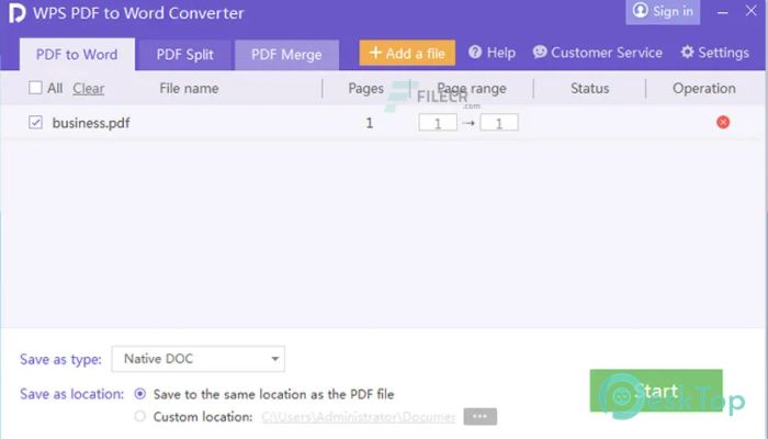  تحميل برنامج WPS PDF to Word Converter Premium  11.2.0.10336 برابط مباشر