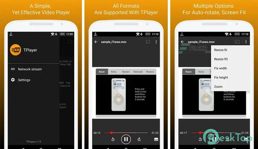 TPlayer - All Format Video Player 7.7b APK MOD Полная бесплатная загрузка