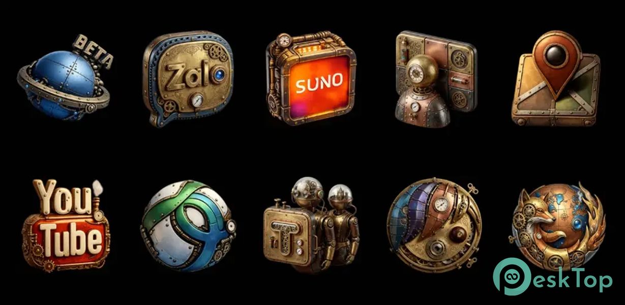 Steampunk - Icon Pack 1.1 APK MOD تحميل مجاني كامل
