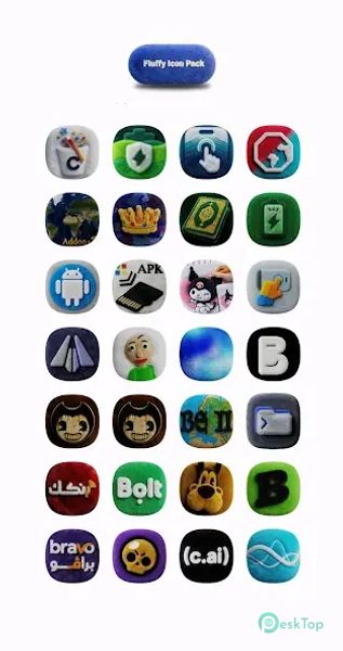 One UI Fluffy Icon Pack 4.3 APK MOD Полная бесплатная загрузка