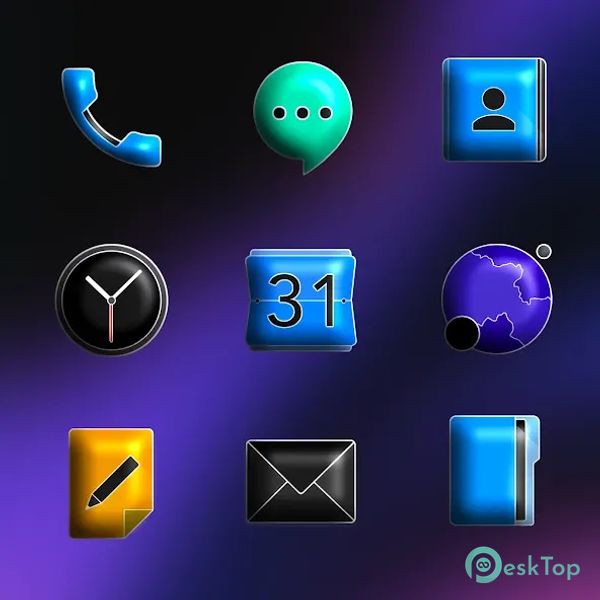 FluOxigen 3D - Icon Pack 7.3 APK MOD मुफ्त पूर्ण डाउनलोड