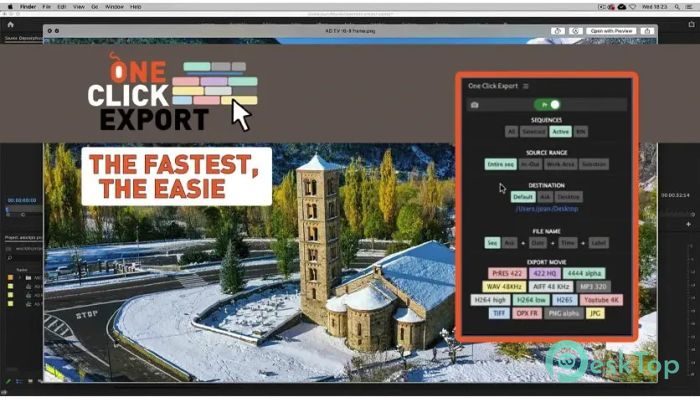 تحميل برنامج Aescripts - One Click Export 1.2.4 برابط مباشر