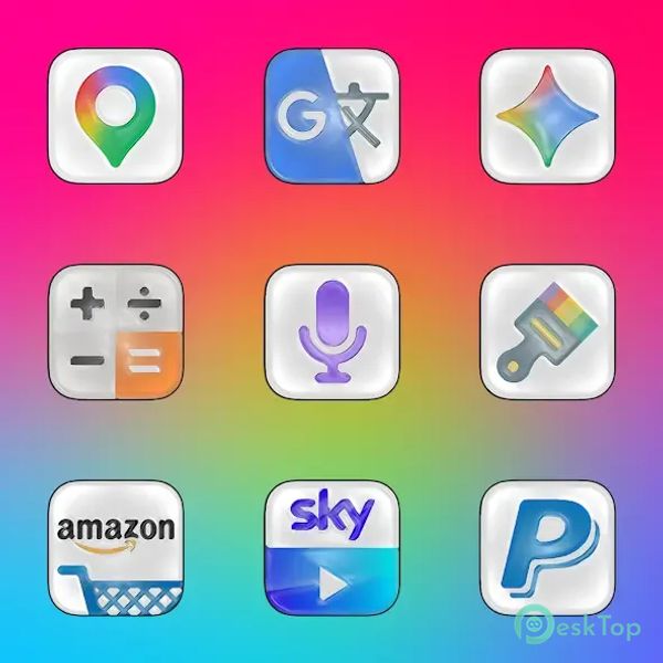 Glossy - Icon Pack 1.9 APK MOD تحميل مجاني كامل