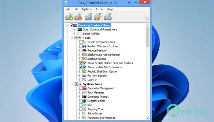 تحميل برنامج Sordum Easy Context Menu 1.6 برابط مباشر
